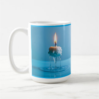 Taza De Café Vela flotante elegante