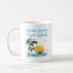 Taza De Café Vela Islas Vírgenes de Estados Unidos