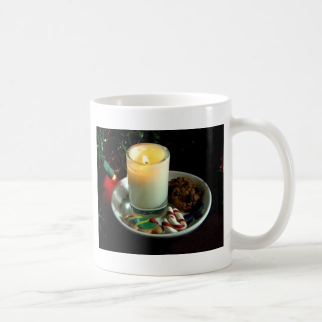 Taza De Café Vela IV de la galleta del navidad (Derecha)
