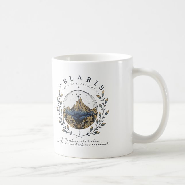 Taza De Café Velaris Mug Bookish Mug Book Aovers Mung (Derecha)