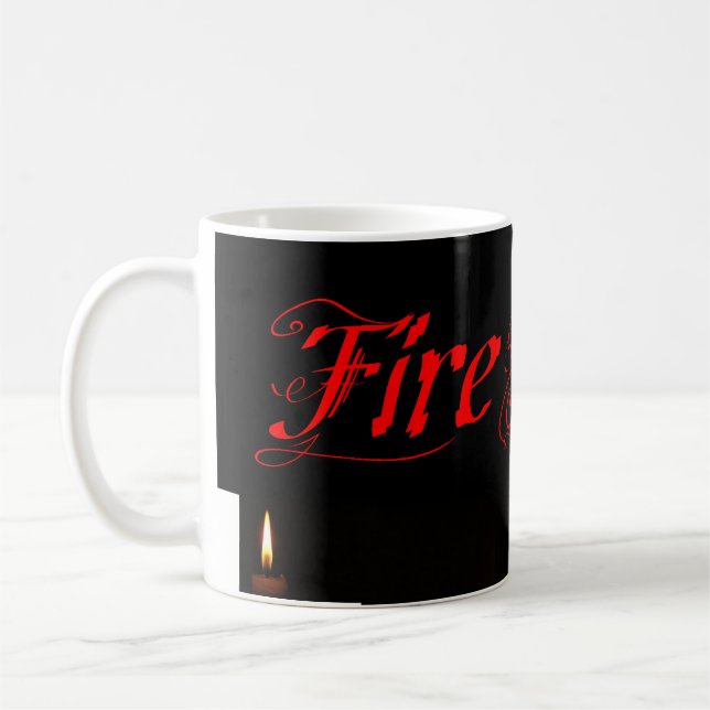 Taza De Café Velas de Firestarter que queman en la oscuridad (Izquierda)