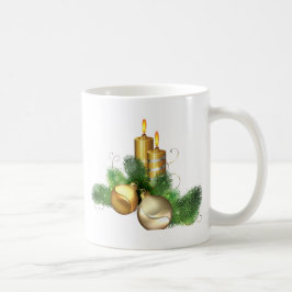 Taza De Café Velas felices y brillantes