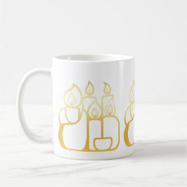 Taza De Café Velas Minimalistas