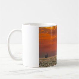 Taza De Café Veleros en Key West, Florida, Sunset