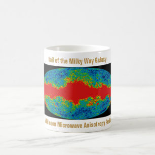 Taza De Café Velo de la galaxia de la Vía Láctea sobre el unive
