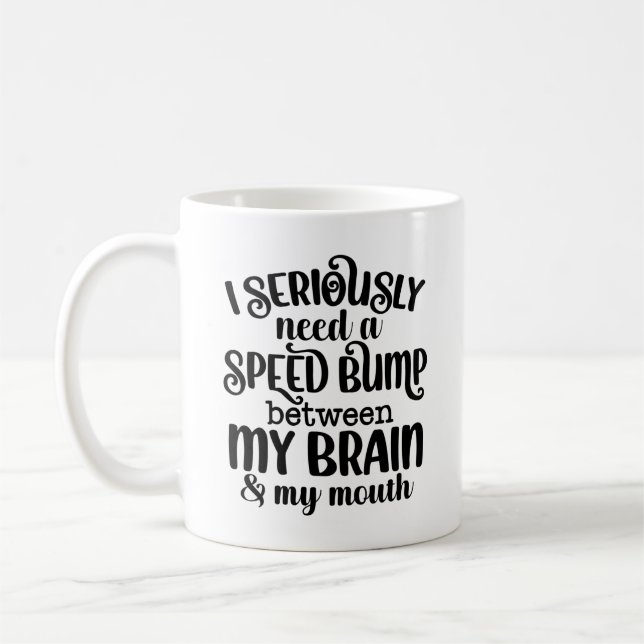 Taza De Café Velocidad de choque entre el cerebro y la boca El  (Izquierda)