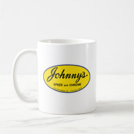 Taza De Café Velocidad y cosecha cromadas de Johnny