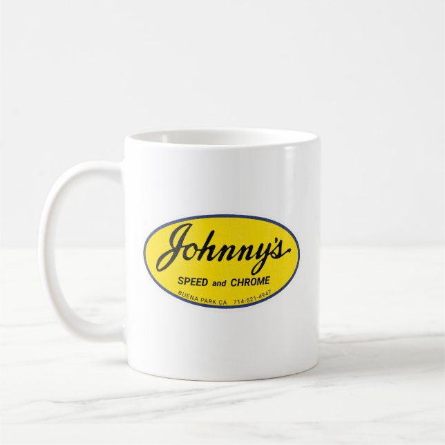Taza De Café Velocidad y cosecha cromadas de Johnny (Izquierda)