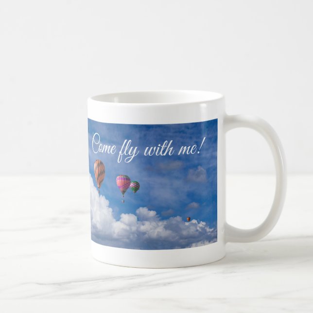 Taza De Café "¡Ven A Volar Conmigo! ♥" (Derecha)