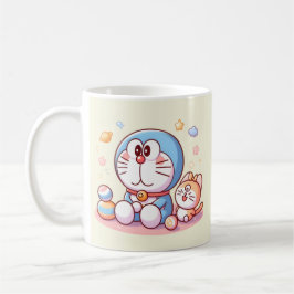 Taza De Café Ven Ven Gato Y Doraemon