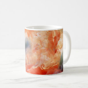 Taza De Café Venas Ígneas de Mármol Líquido