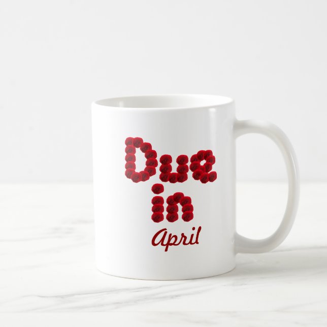 Taza De Café Vencido en abril Mug (Derecha)