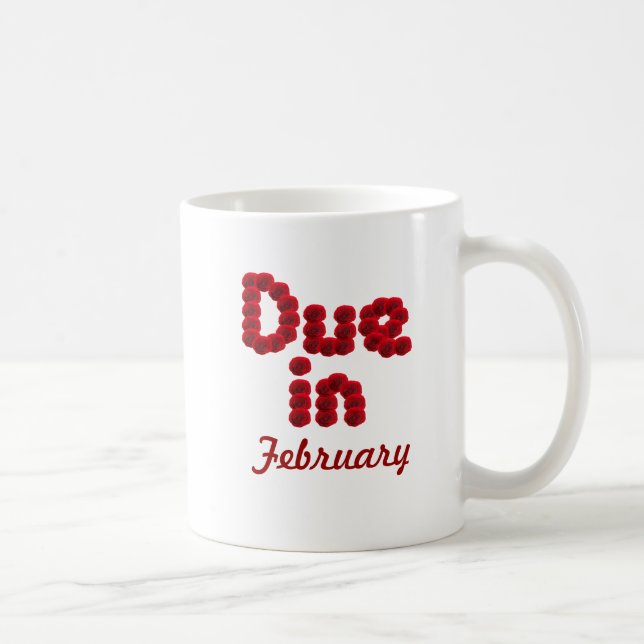 Taza De Café Vencido en febrero Mug (Derecha)