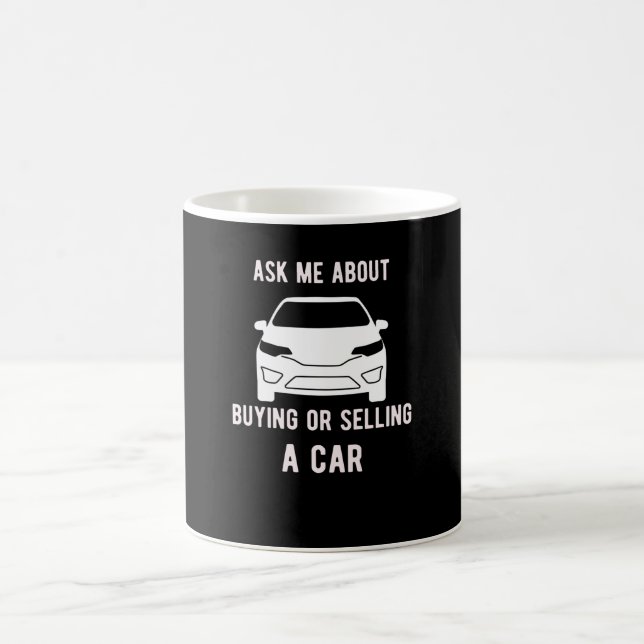 Taza De Café Vendedor de coches regalo para vendedor de automóv (Centro)