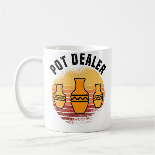 Taza De Café Vendedor de Macetas - Cerámica de Alfarería