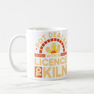 Taza De Café Vendedor de Macetas Horno de Cerámica Divertido Ar