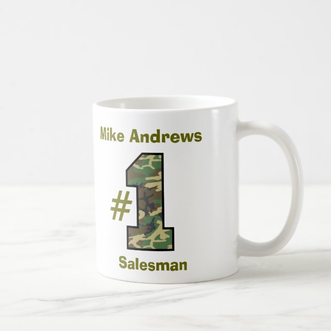 Taza De Café Vendedor V13 del número uno (Derecha)