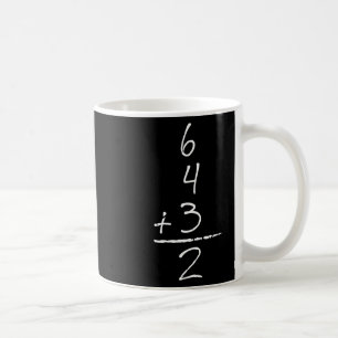 Taza De Café Vender Math Inspirado 6 4 3 2 Doble Juego Softll J
