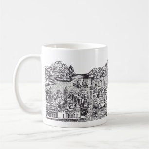 Taza De Café Venecia ciudad medieval en Italia