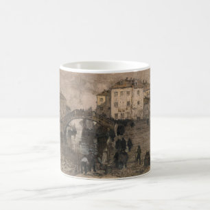 Taza De Café Venecia, Italia (paisaje veneciano vintage)