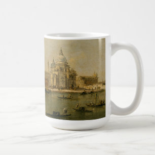 Taza De Café Venecia saludo del della de Dogana y de Santa