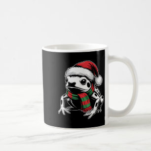 Taza De Café Veneno Dart Frog Xmas Santa Hat Scarf Navidades Co