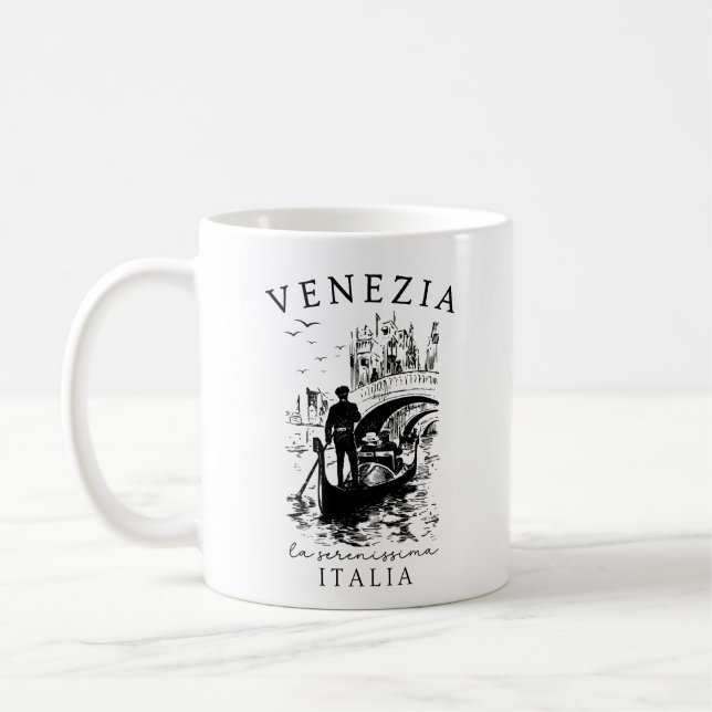 Taza De Café Venezia La Serenissima – Venice Italy Travel (Izquierda)