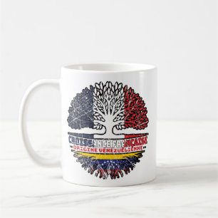 Taza De Café Venezuela: Árbol de Francia venezolana enarbola ba