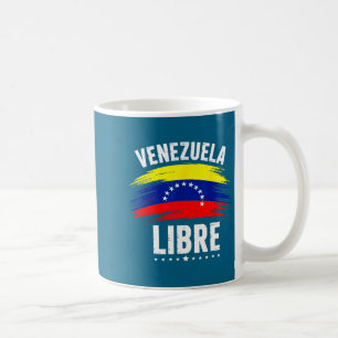 Taza De Café Venezuela Libre 2026 Bandera del Corazón de Venezu