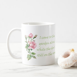 Taza De Café Vengo al Jardín solo Cita Jardinería