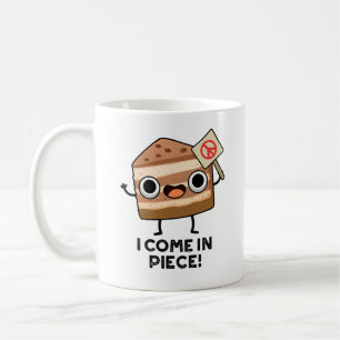 Taza De Café Vengo en un divertido pastel de pasteles