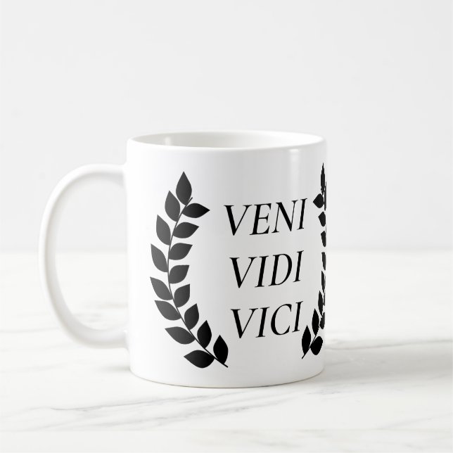 Taza De Café Veni Vidi Vici (Izquierda)