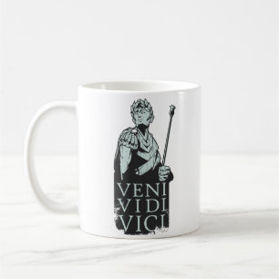 Taza De Café Veni Vidi Vici Julio César Romano