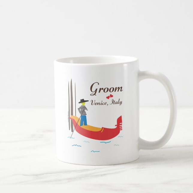 Taza De Café Venice Groom (Derecha)