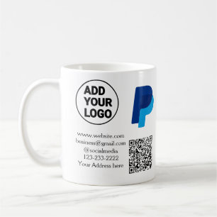 Taza De Café Venmo paypal escanear para pagar agregar código q