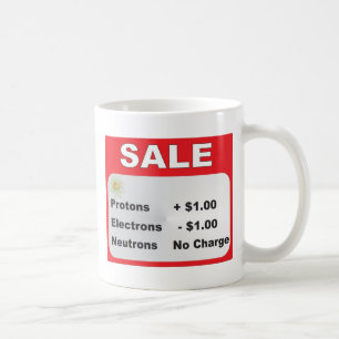Taza De Café venta de los neutrones de los electrones de los