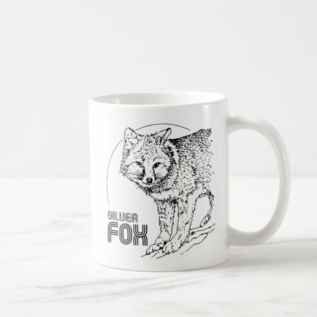 TAZA DE CAFÉ VENTAJA DE FOX DE PLATA (Derecha)