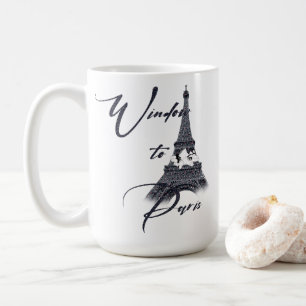 Taza De Café Ventana a Paris T-Shirt Keychain Hockey Puck USB C