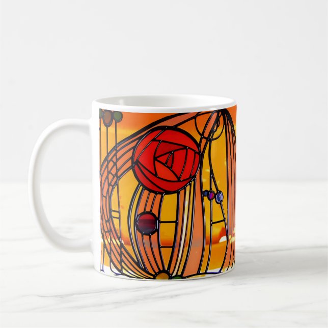 Taza De Café Ventana de Charles Rennie Mackintosh (Izquierda)