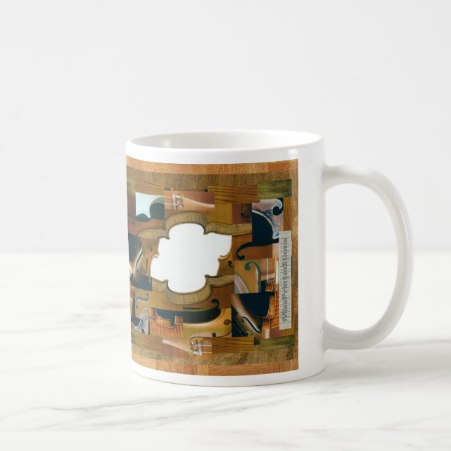 Taza De Café Ventana del violín (Derecha)