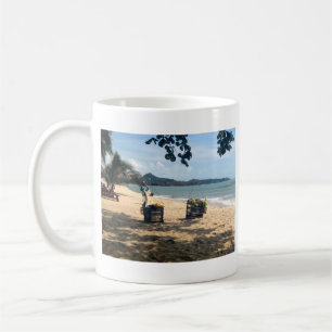 Taza De Café Ventas en la playa サムイ島 浜