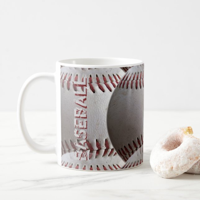 Taza De Café Ventilador de béisbol (Con donut)
