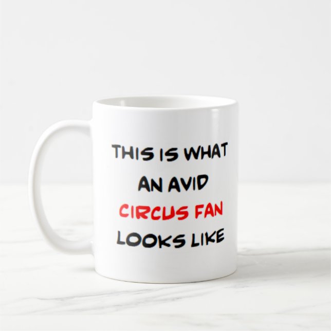 Taza De Café ventilador de circo, ávido (Izquierda)