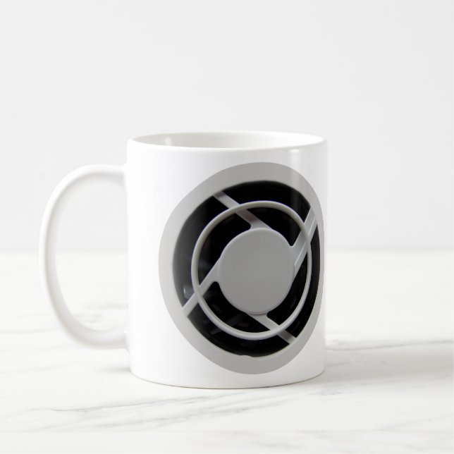 Taza De Café Ventilador de enfriamiento electrónico falso (Izquierda)