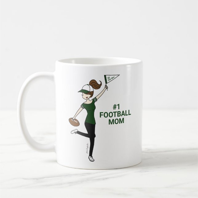 Taza De Café Ventilador de fútbol Avatar #1 personalizado (Izquierda)