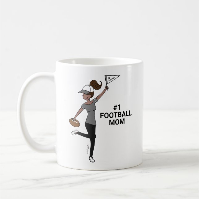 Taza De Café Ventilador de fútbol Avatar #1 personalizado (Izquierda)