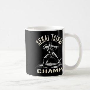 Taza De Café Ventilador de Karate de Artes Marciales - Diseño d