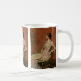 Taza De Café Ventilador de la hoja de palma