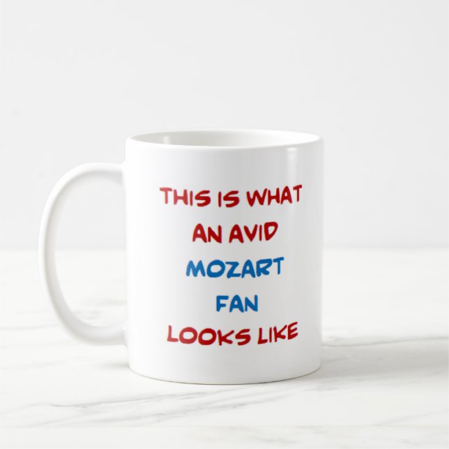 Taza De Café ventilador de mozart, ávido (Izquierda)