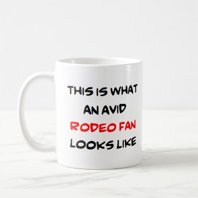 Taza De Café ventilador de rodeo, ávido (Izquierda)